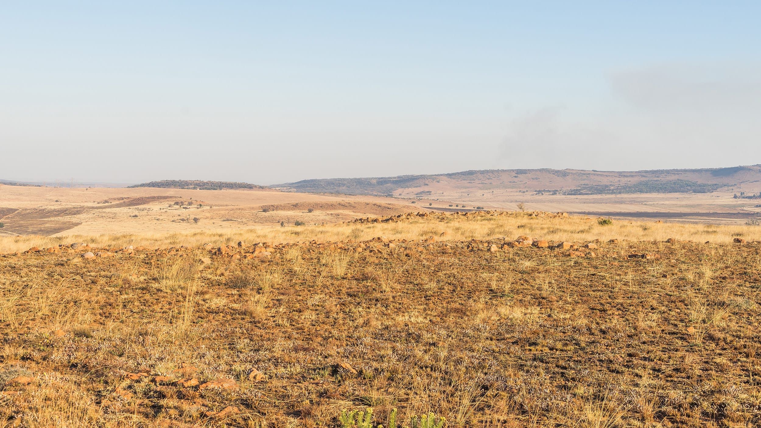 Habitation box countryside background