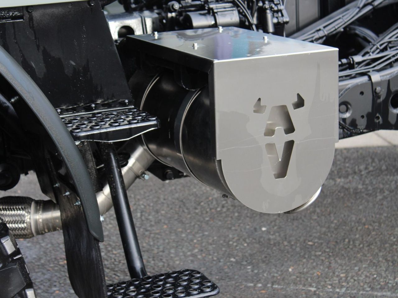 Compact Stainless Steel Exhaust