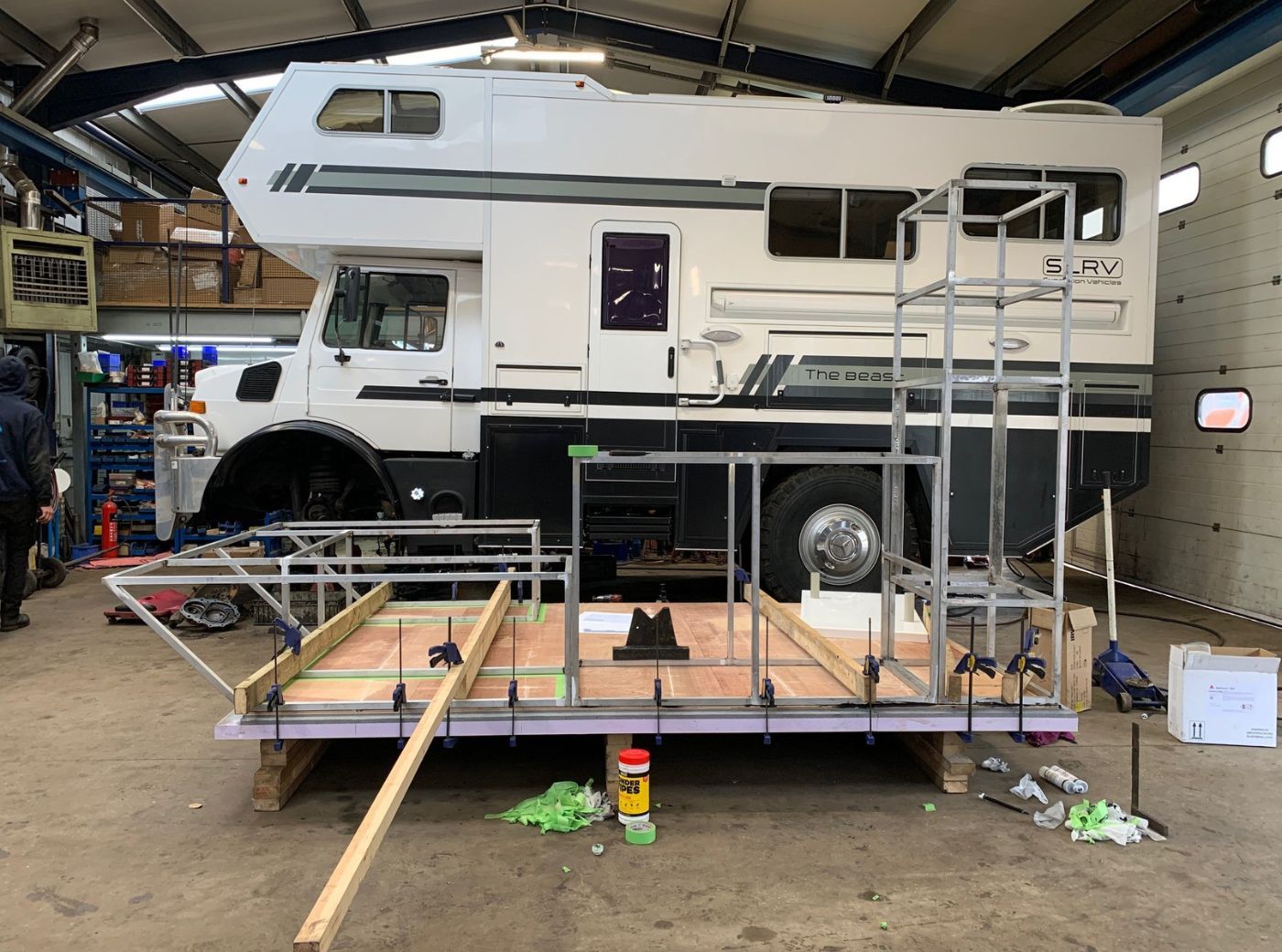 Mercedes 814D Expedition Truck