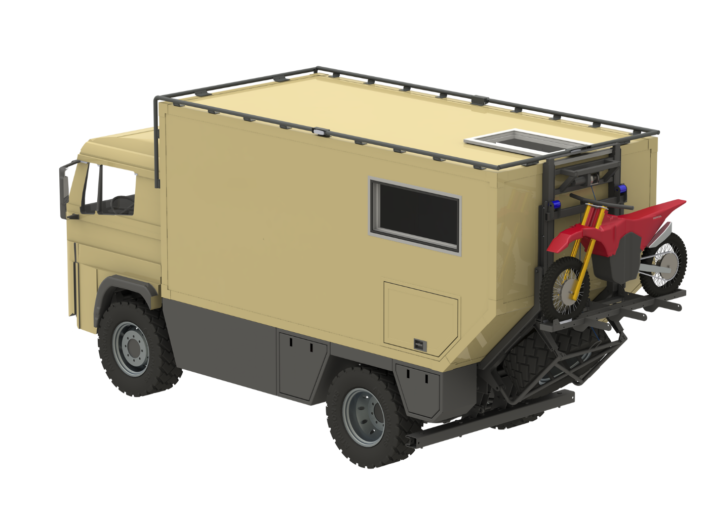 Mercedes 1124AF Expedition Vehicle