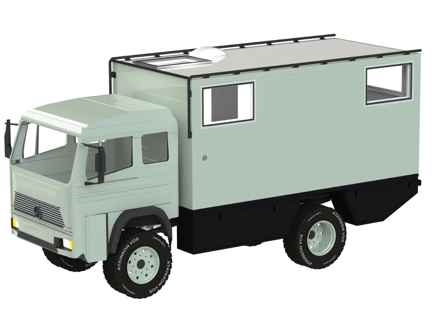 Mercedes 1124AF Expedition Truck Build