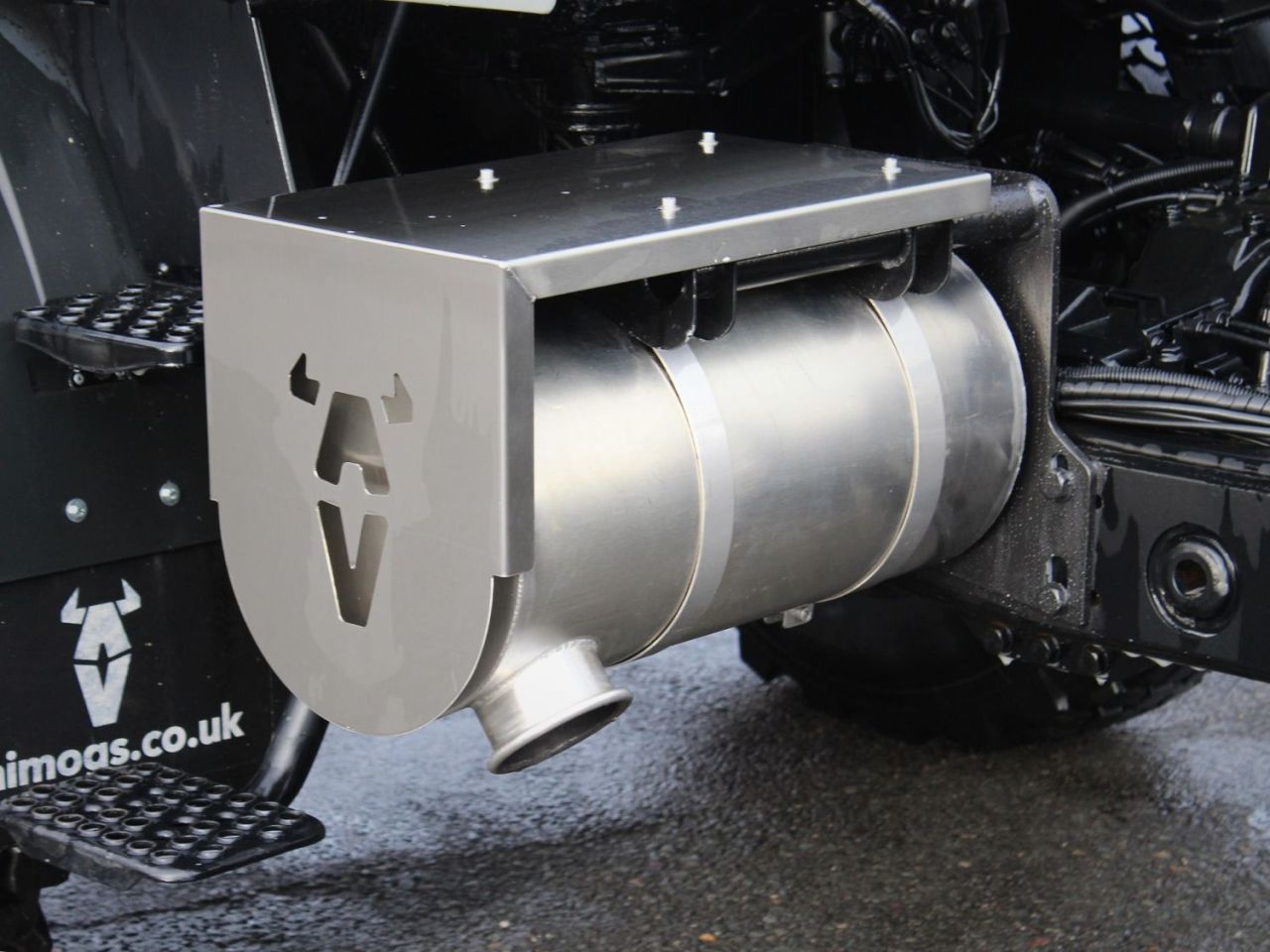 Compact Stainless Steel Exhaust
